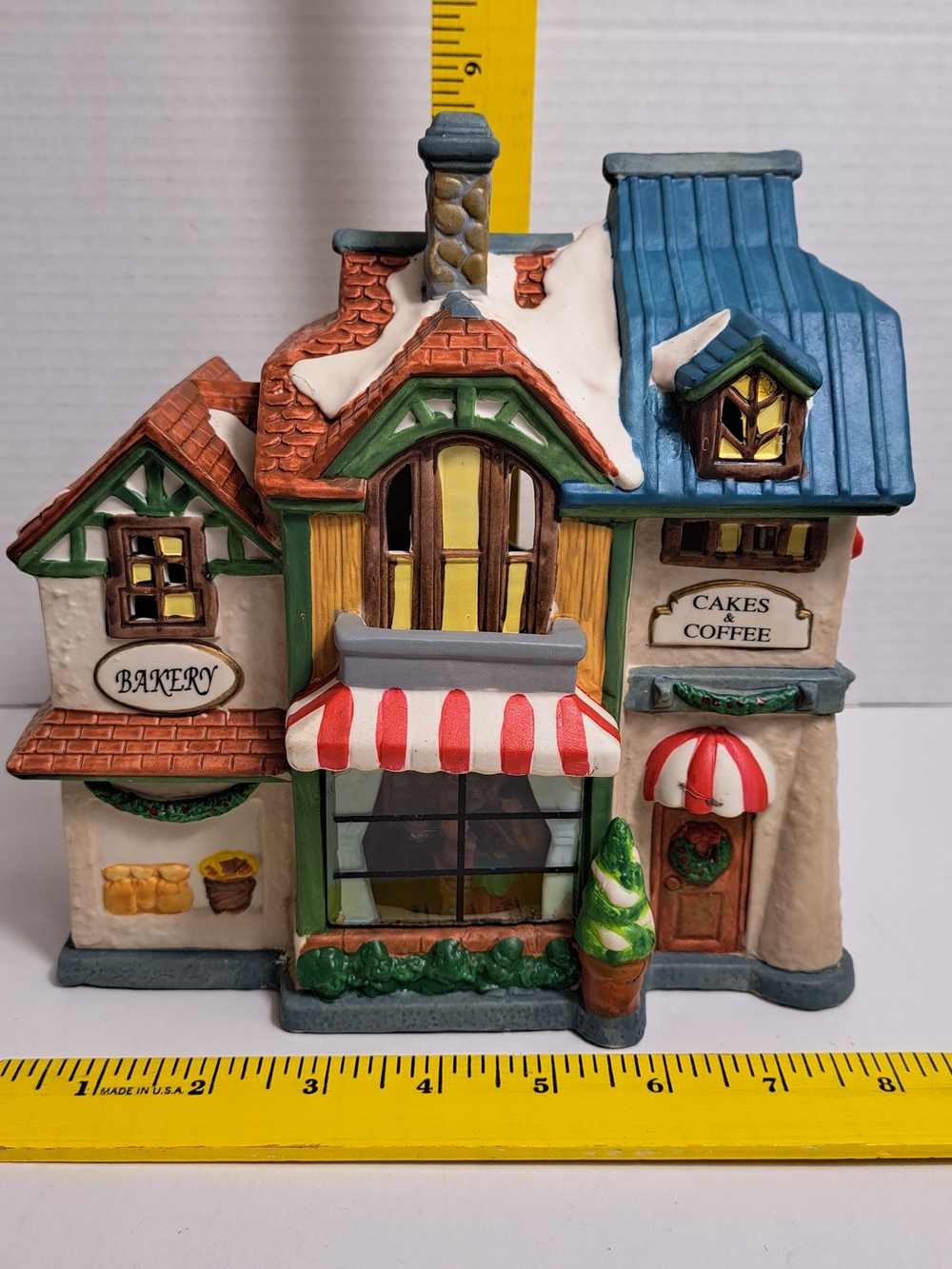 The VTG Santa's Workbench Collection "Ludgate Hill Mill" Lighted Porcelain Build